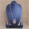 Antique Classic Pendant Set With Matte Gold Plating