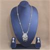 Antique Classic Pendant Set With Matte Gold Plating