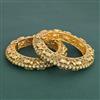 Antique Classic Bangles With Matte Gold Plating