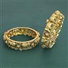 Antique Moti Bangles With Matte Gold Plating