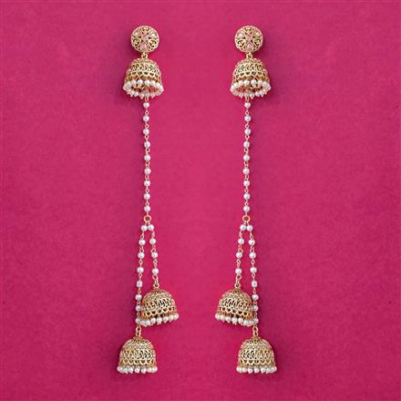 Antique Jhumki With Gold Plating