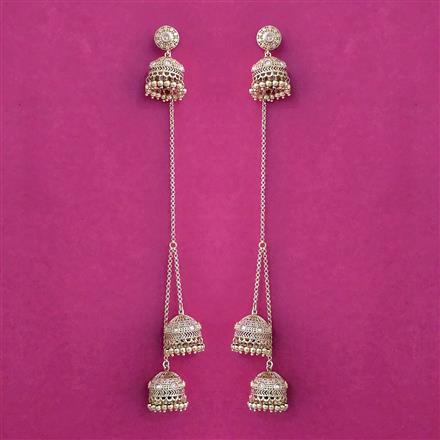 Antique Jhumki With Gold Plating