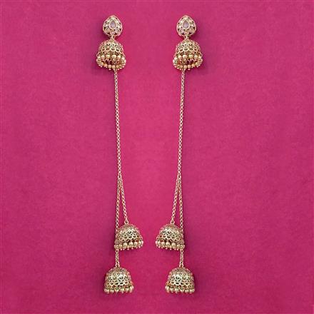 Antique Jhumki With Gold Plating