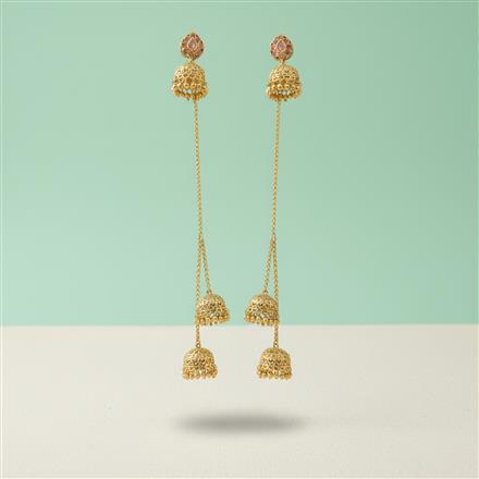 Antique Jhumki With Gold Plating