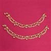Antique Moti Payal With Gold Plating
