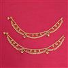 Antique Moti Payal With Gold Plating