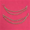 Antique Classic Ear Chain With Mehndi Plating