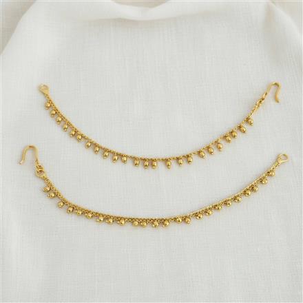 Antique Classic Ear Chain With Mehndi Plating