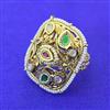 Antique Adjustable Ring With Gold Plating