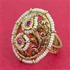 Antique Adjustable Ring With Gold Plating