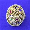 Antique Adjustable Ring With Gold Plating