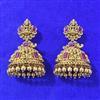 Antique Temple Earring With Matte Gold Plating