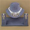 Antique Moti Necklace Set With Gold Plating