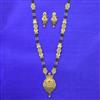 Antique Classic Mangalsutra With Matte Gold Plating
