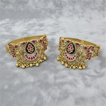 Antique Openable Bangles With Gold Plating