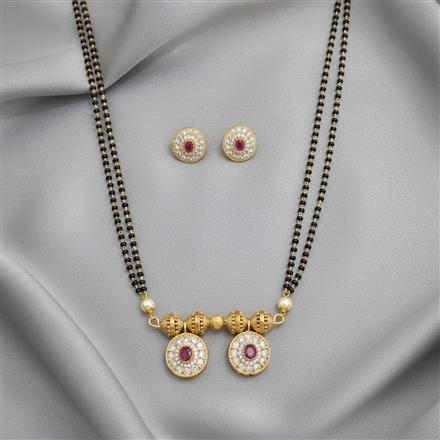 Antique Classic Mangalsutra With Gold Plating