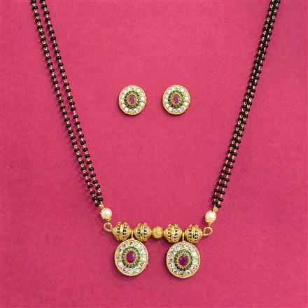 Antique Classic Mangalsutra With Gold Plating