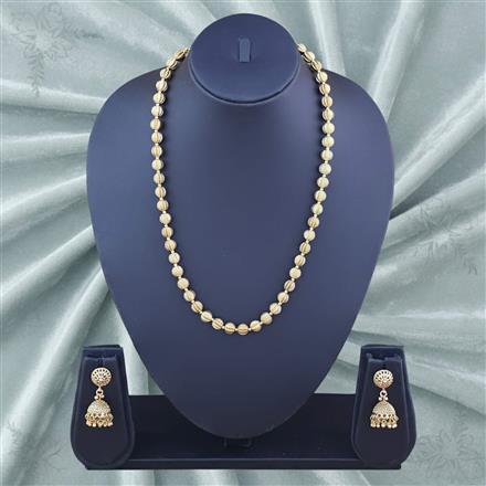 Antique Mala Necklace Set With Gold Plating