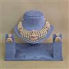 Antique South Indian Necklace Set With Matte Gold Plating