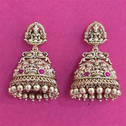 Antique Jhumki With Gold Plating