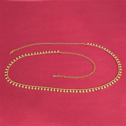 Antique Plain Gold Belt With Gold Plating