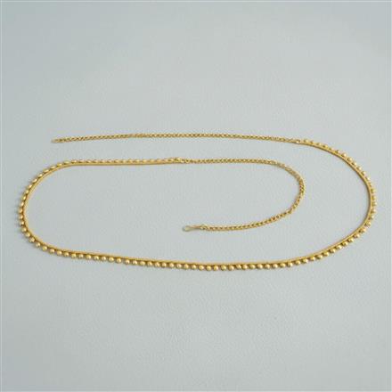 Antique Plain Gold Belt With Gold Plating