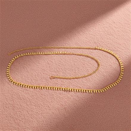 Antique Plain Gold Belt With Gold Plating