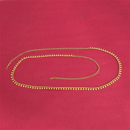 Antique Plain Gold Belt With Gold Plating