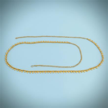 Antique Plain Gold Belt With Gold Plating