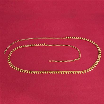 Antique Plain Gold Belt With Gold Plating