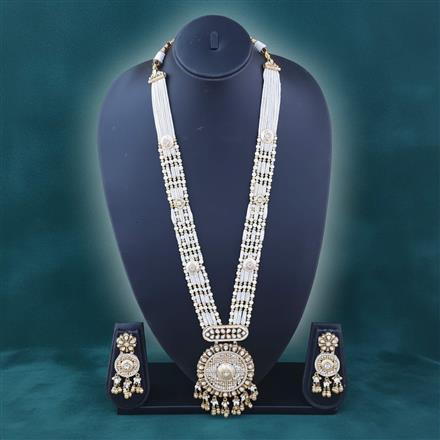 Antique Meenakari Pendant Set With Gold Plating