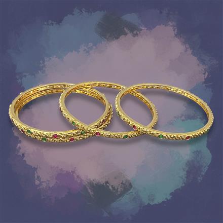Antique Classic Bangles With Gold Plating