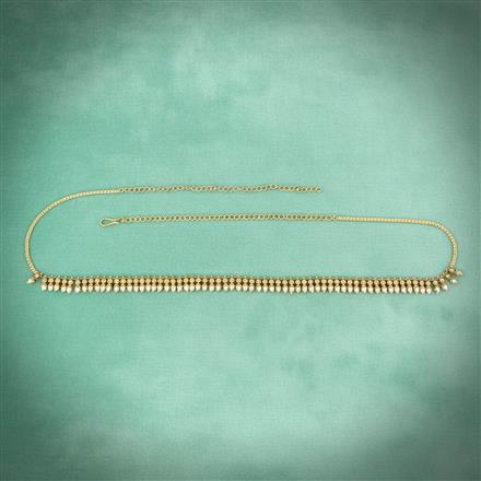 Antique Moti Belt With Gold Plating