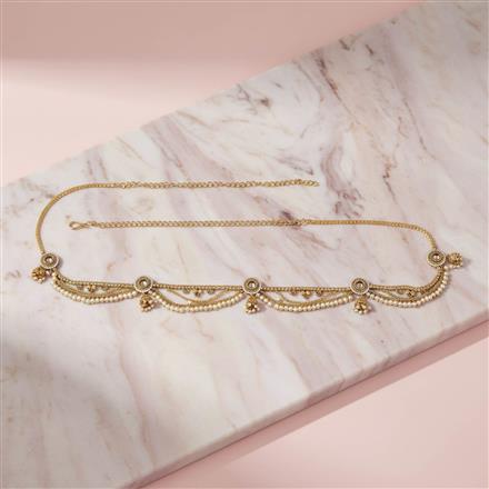 Antique Moti Belt With Gold Plating