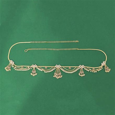 Antique Moti Belt With Gold Plating