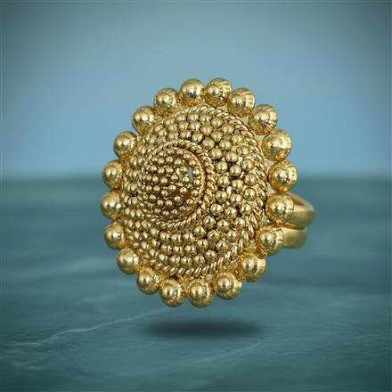 Antique Adjustable Ring With Gold Plating
