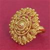 Antique Adjustable Ring With Gold Plating
