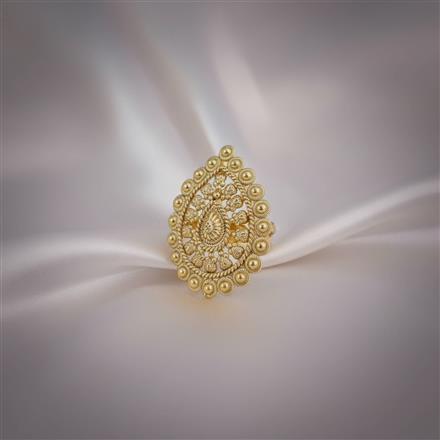 Antique Adjustable Ring With Gold Plating