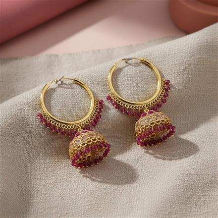 Antique Jhumki With Gold Plating