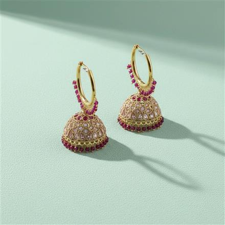 Antique Jhumki With Gold Plating