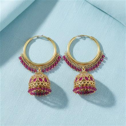 Antique Jhumki With Gold Plating