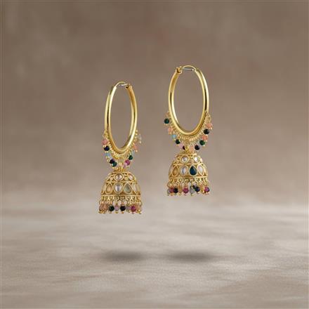 Antique Jhumki With Gold Plating
