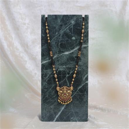 Antique Temple Mangalsutra With Gold Plating
