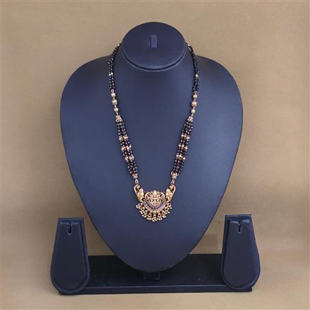 Antique Temple Mangalsutra With Gold Plating