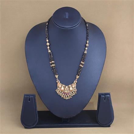Antique Temple Mangalsutra With Gold Plating