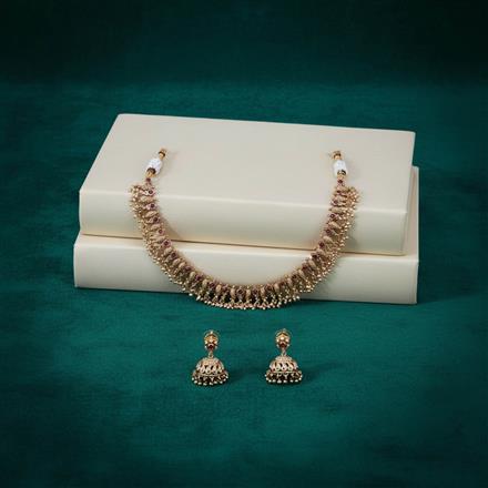 Antique Classic Necklace With Gold Plating