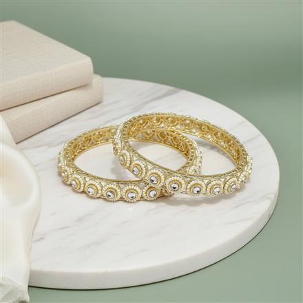 Antique Moti Bangles With Gold Plating