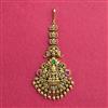 Antique Temple Tikka With Gold Plating