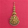 Antique Temple Tikka With Gold Plating