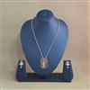 Antique Temple Pendant Set With Gold Plating